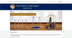 Desktop Screenshot of 3brother4hotels.com